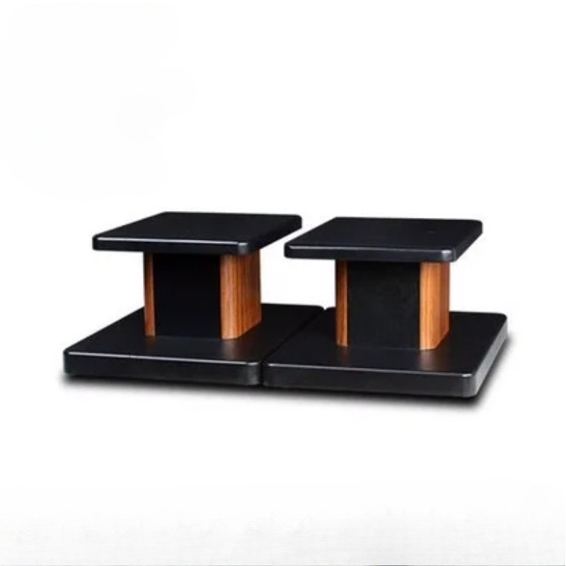 Studio Monitor Speaker Stands Desktop - ‌ Dudukan Speaker Kayu Solid-Rak Buku