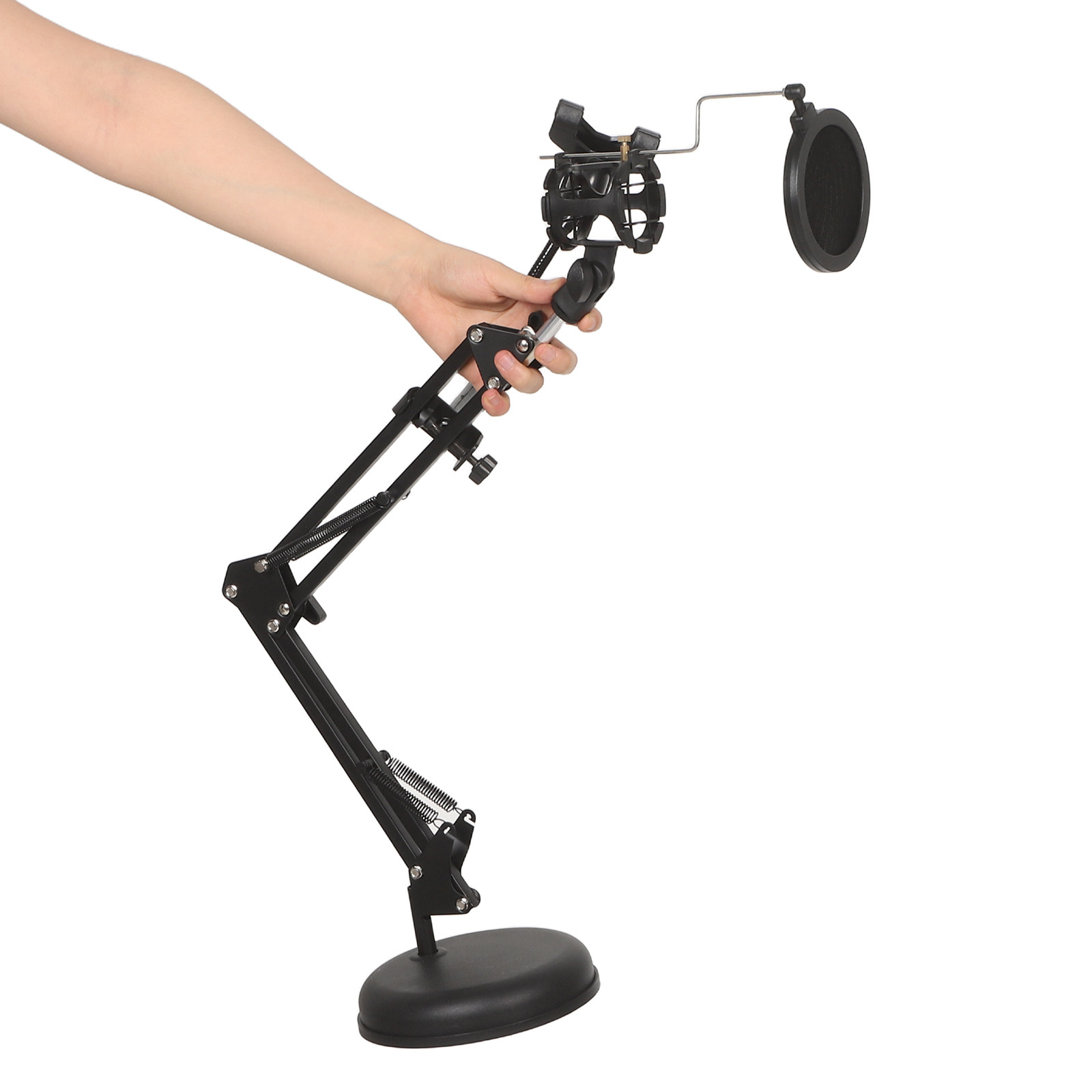 Recording Studio Broadcast Boom Arm - Penyangga Mikrofon Studio Rekaman, Lengan Boom