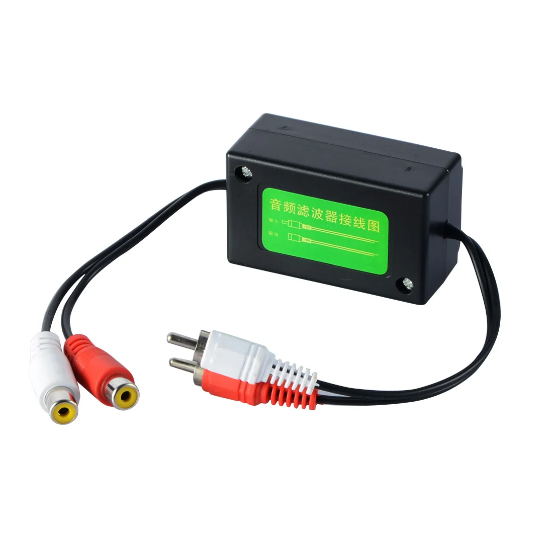 Audio Ground Loop Isolator 3.5Mm Rca - Filter kebisingan Audio mobil 3.5mm Amplifier