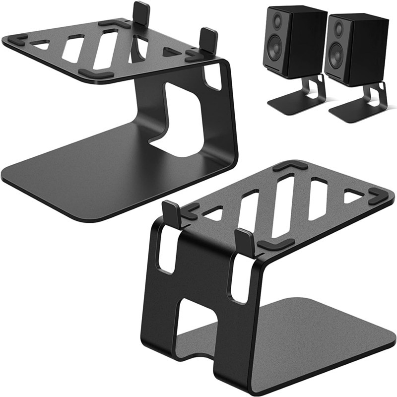 Studio Monitor Speaker Stands Desktop - 2 buah penyangga speaker desktop, sepasang