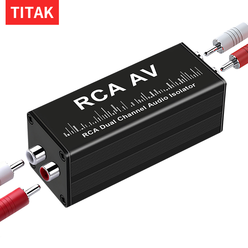 Audio Ground Loop Isolator 3.5Mm Rca - Isolator Loop Tanah Aux 3.5mm Portabel,