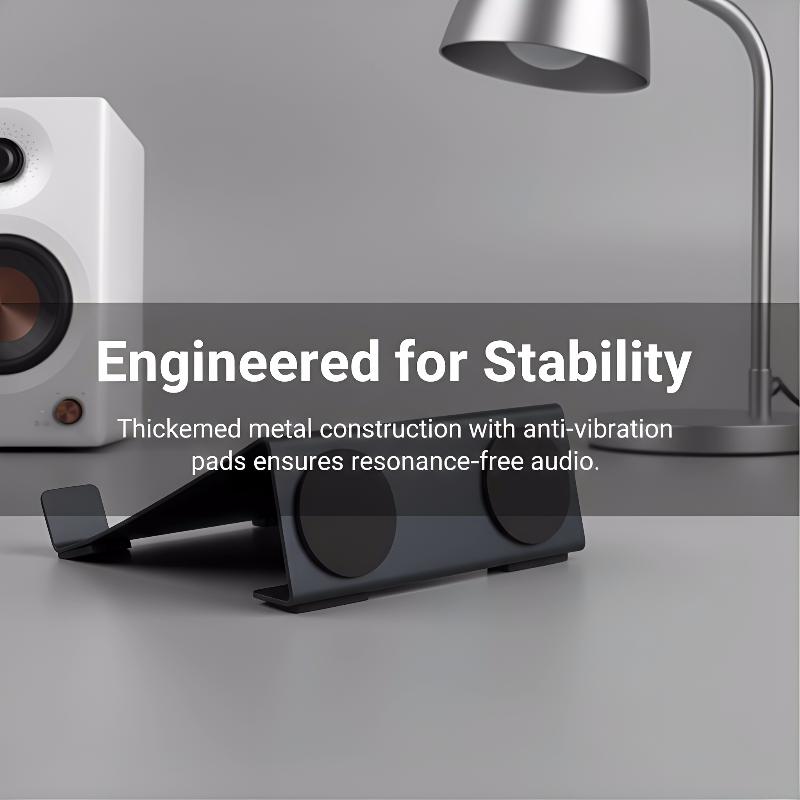 Studio Monitor Speaker Stands Desktop - Dudukan Speaker Desktop Logam Heavy Duty