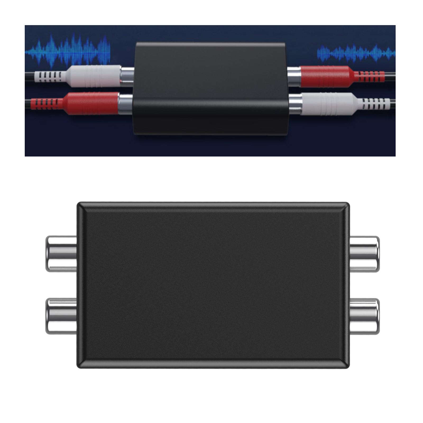 Audio Ground Loop Isolator 3.5Mm Rca - Peredam Kebisingan 3,5 mm, Filter Loop