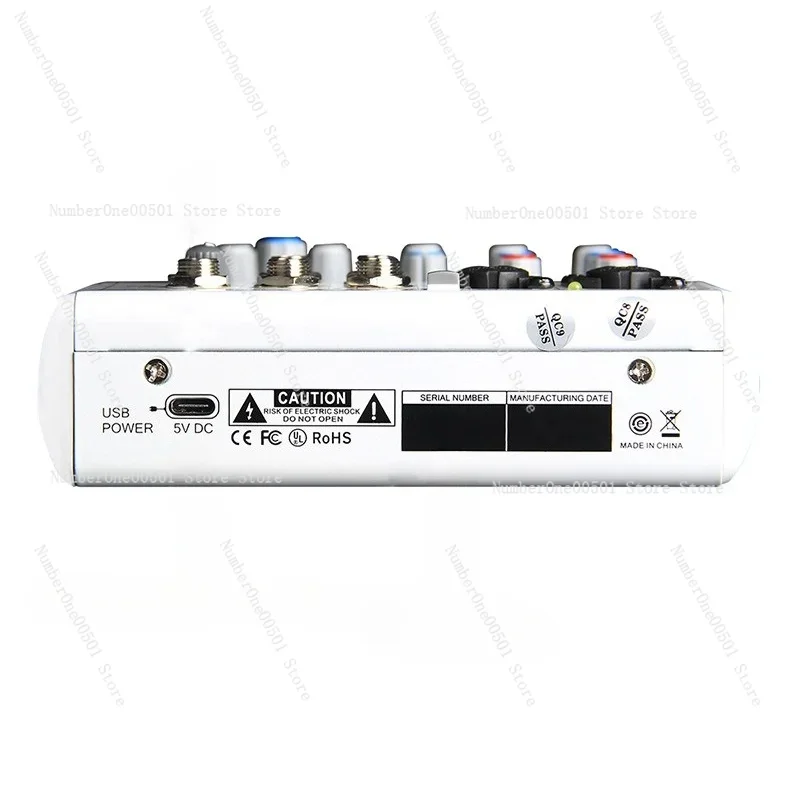 Audio Mixer 4 Channel Usb Bluetooth Pc - Mixer Audio Mini 4 Saluran dengan
