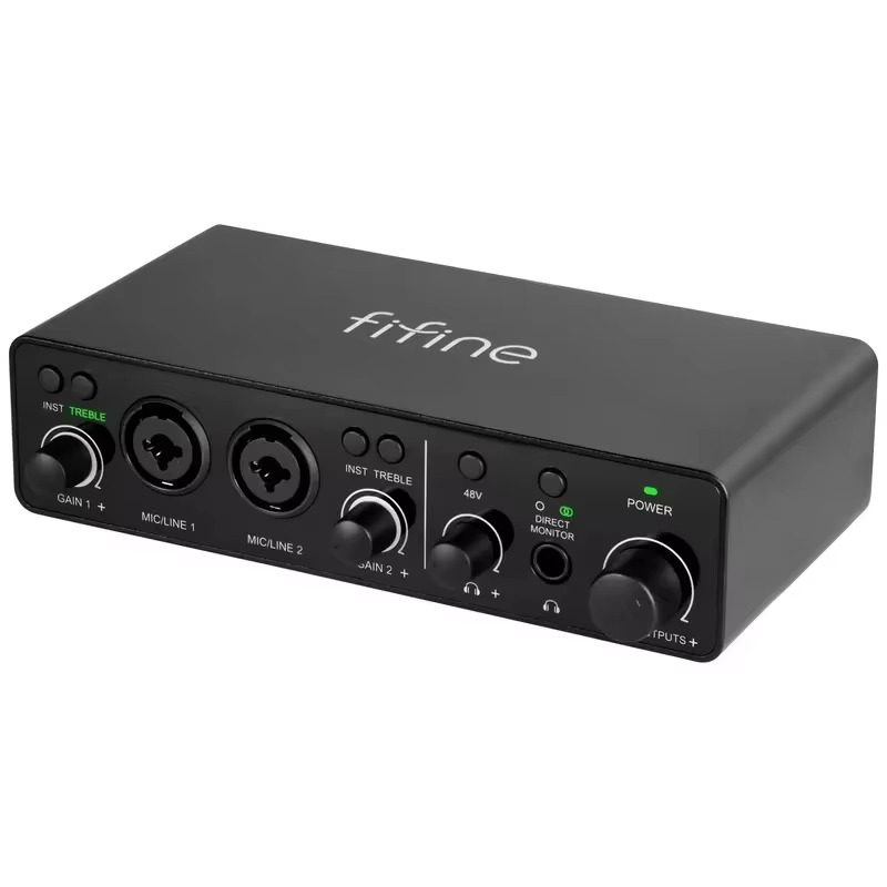 Usb Audio Interface 2 In 2 Out 24Bit - Antarmuka Audio Ampli3 Tipe C 2