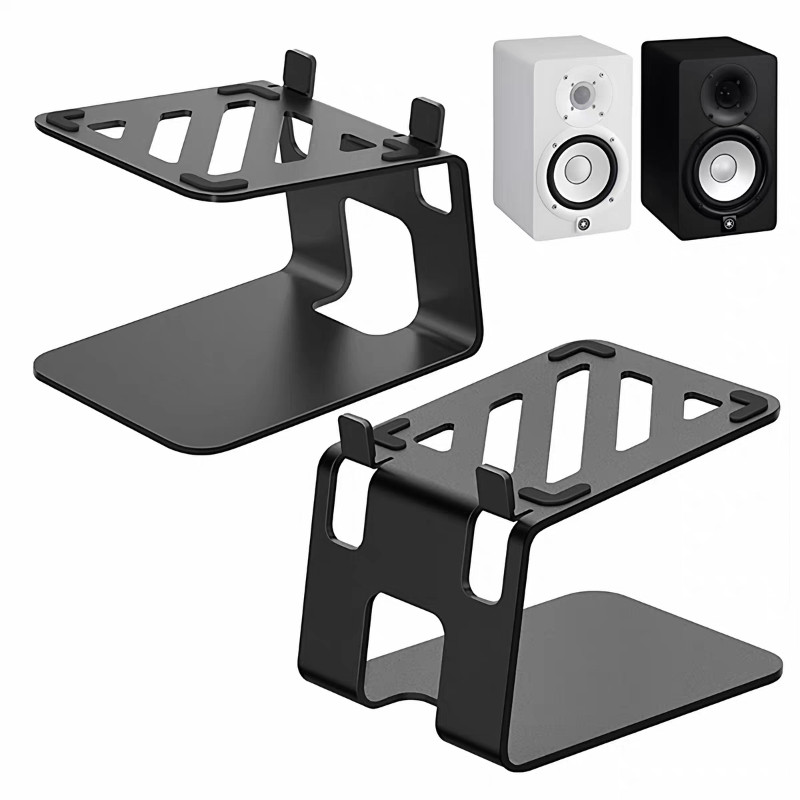 Studio Monitor Speaker Stands Desktop - Penyangga Speaker Meja yang Dapat Disesuaikan