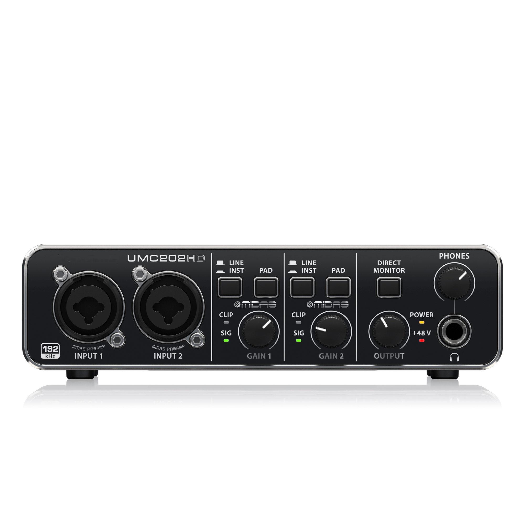 Kartu Suara U-Phoria UMC202HD  - Studio Audio Interface With 48V Phantom ulasan dan harga