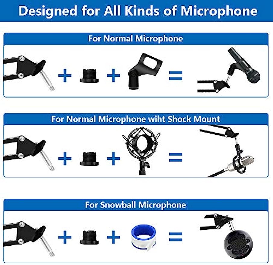 Penyangga Mikrofon meja dapat  - Recording Studio Broadcast Boom Arm ulasan dan harga