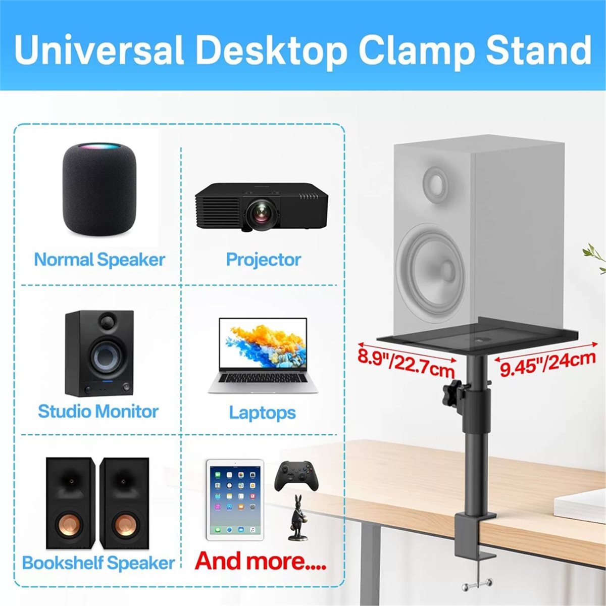 (DT37) Dudukan Speaker Tipe Cl - Studio Monitor Speaker Stands Desktop ulasan dan harga