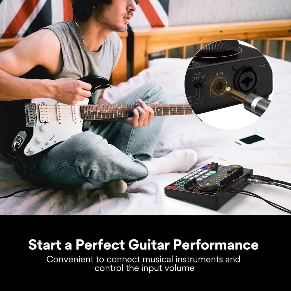 Mixer Audio Interface MAONO AM - Studio Audio Interface With 48V Phantom ulasan dan harga