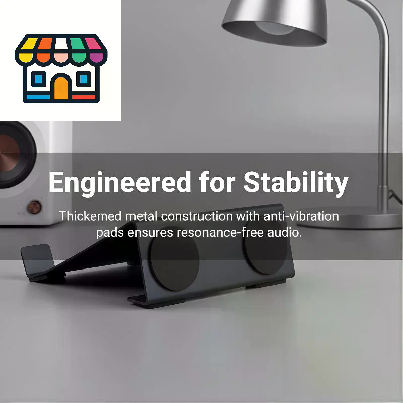 Dudukan Logam Heavy Duty untuk - Studio Monitor Speaker Stands Desktop ulasan dan harga