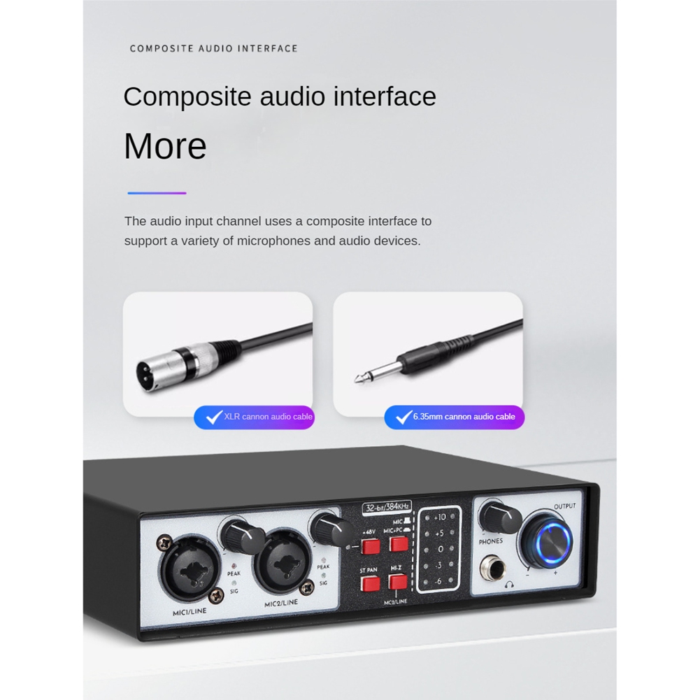 T23C 2 In 2 Out USB Audio Inte - Studio Audio Interface With 48V Phantom ulasan dan harga