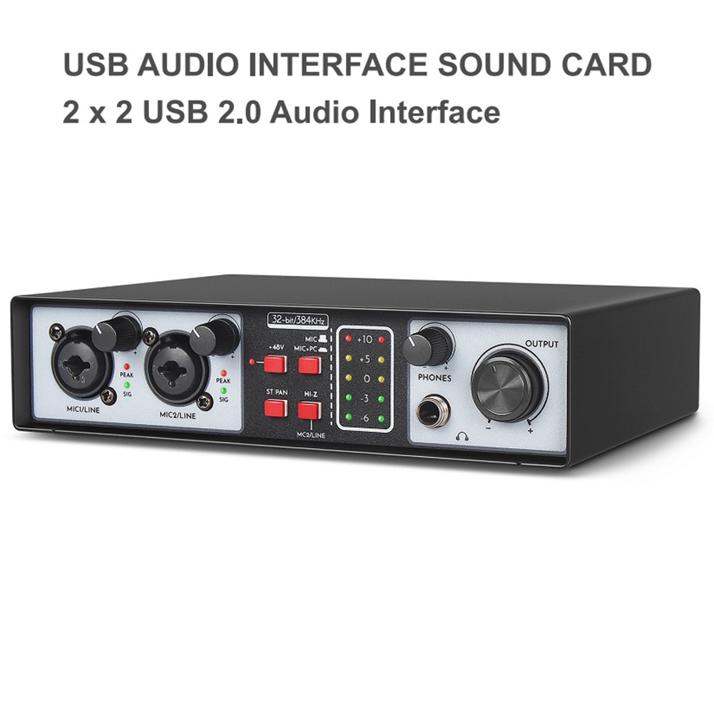 T23C 2 In 2 Out USB Audio Inte - Studio Audio Interface With 48V Phantom ulasan dan harga