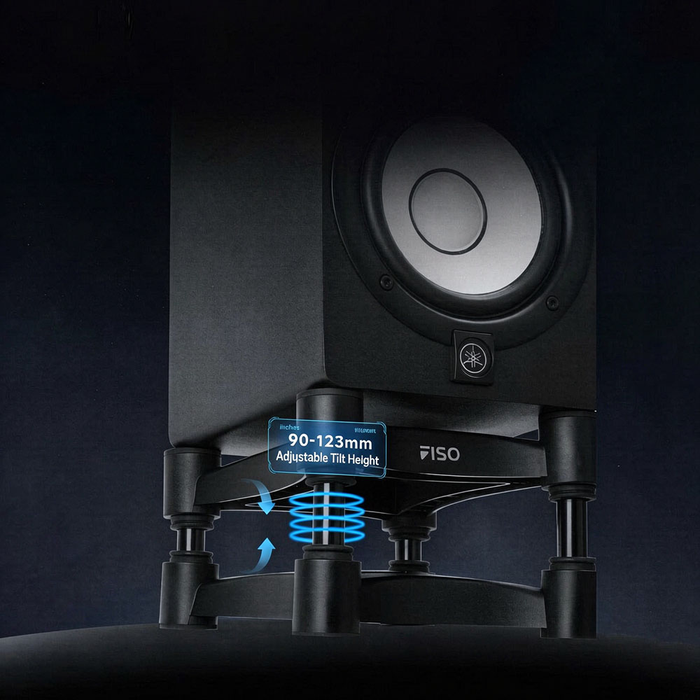 1 Pasang XF587 MKII, Alas Kaki - Studio Monitor Speaker Stands Desktop ulasan dan harga