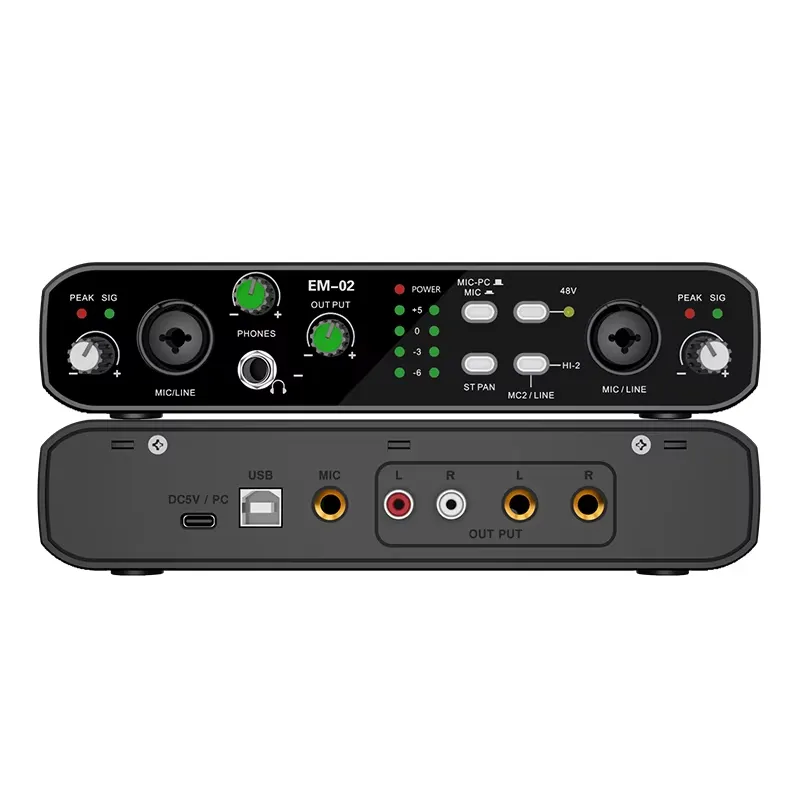 Berlaku untuk Mikrofon Preamp  - Studio Audio Interface With 48V Phantom ulasan dan harga