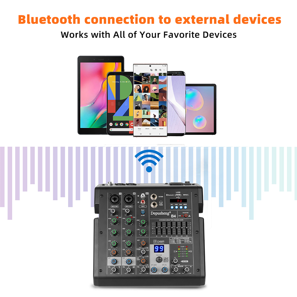 Antarmuka Audio Mixer Audio 4  - Studio Audio Interface With 48V Phantom ulasan dan harga