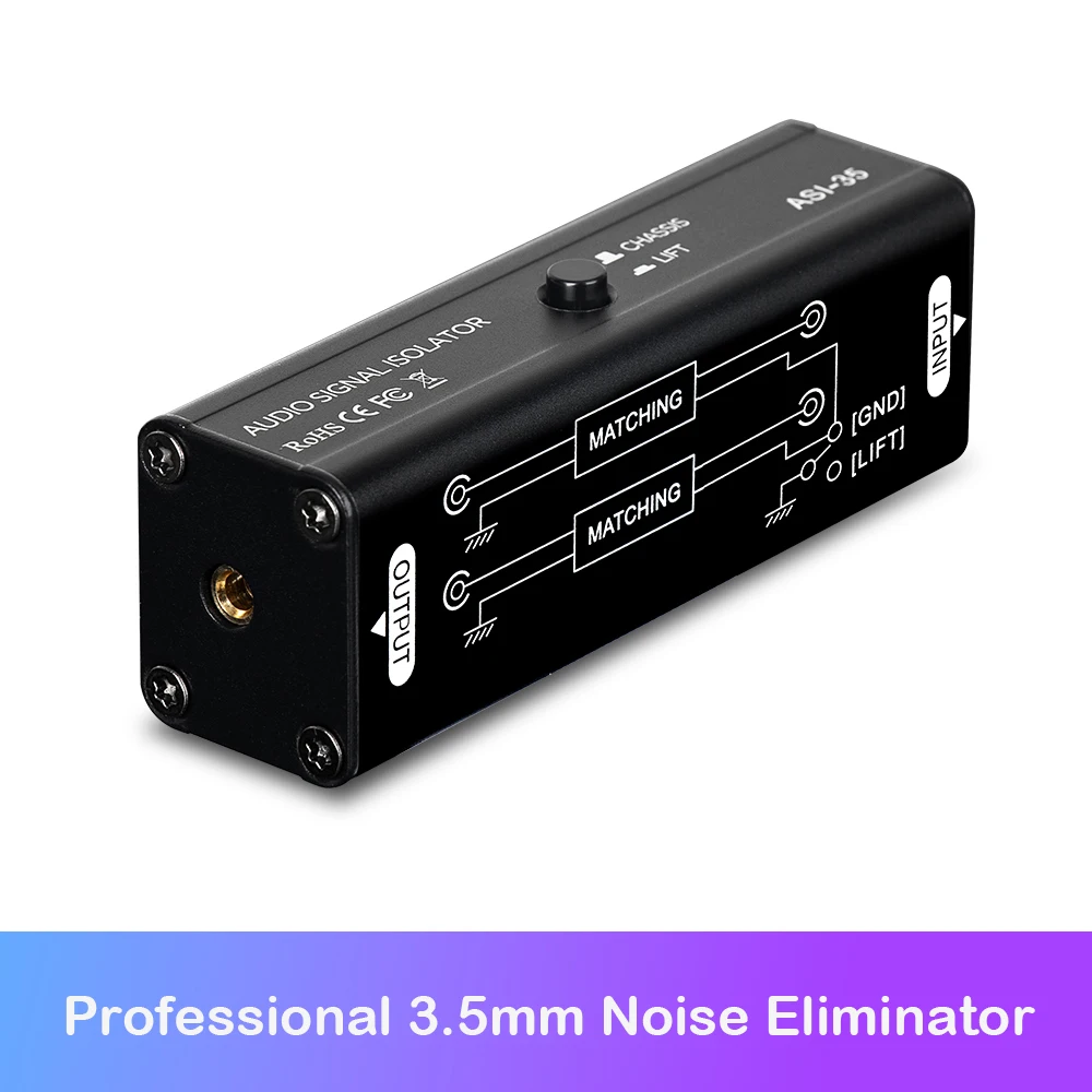Isolator Loop Tanah Aux 3.5Mm  - Audio Ground Loop Isolator 3.5Mm Rca ulasan dan harga