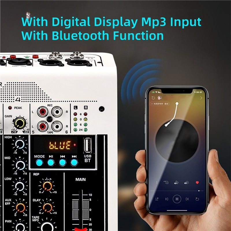 Mixer Audio 4 Saluran dengan B - Studio Audio Interface With 48V Phantom ulasan dan harga