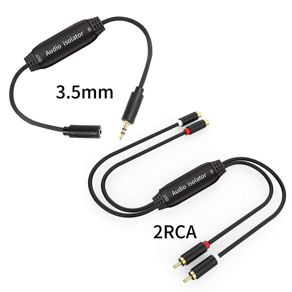 Isolator Derau Loop Ground AUX - Audio Ground Loop Isolator 3.5Mm Rca ulasan dan harga
