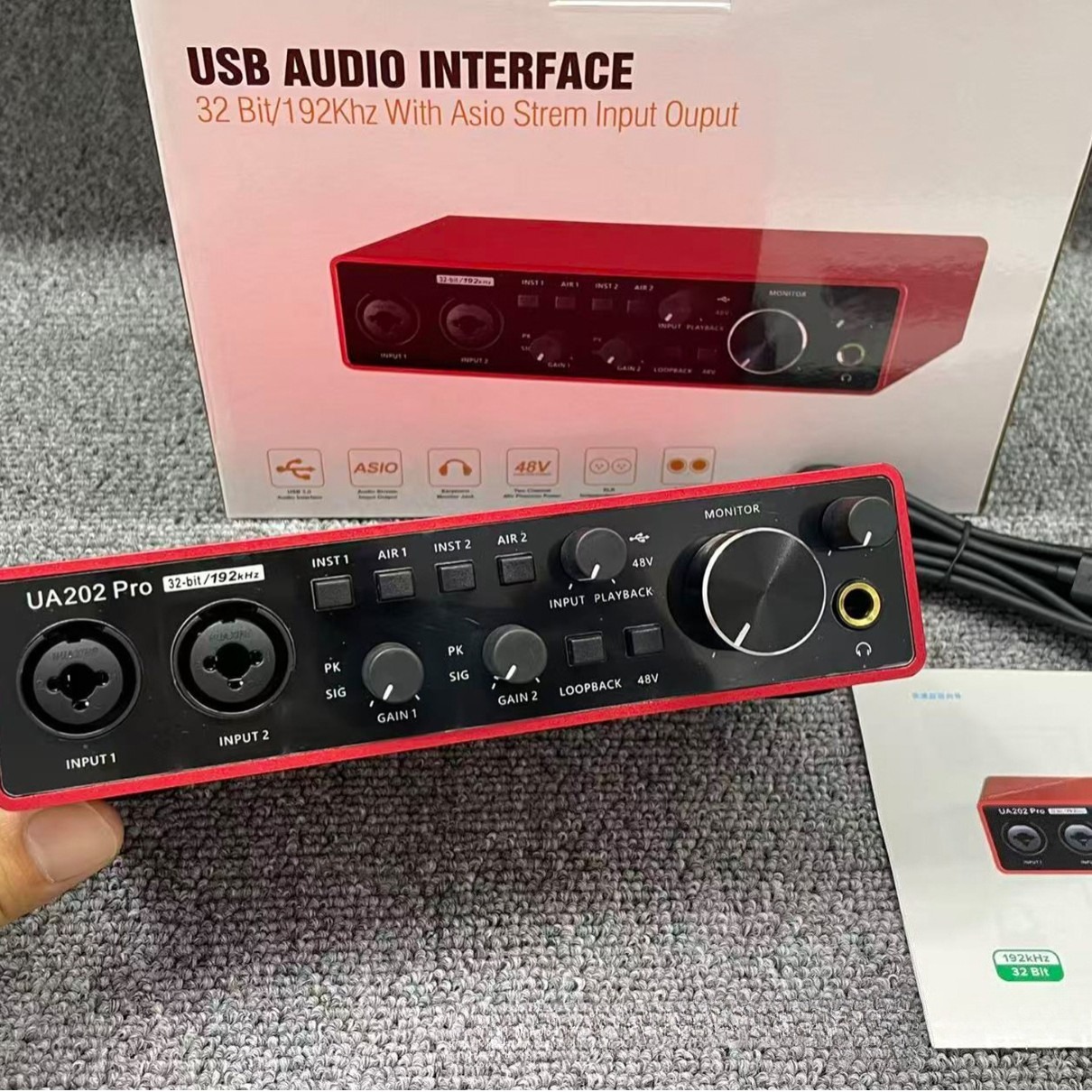 Kartu Suara Profesional UA202  - Studio Audio Interface With 48V Phantom ulasan dan harga