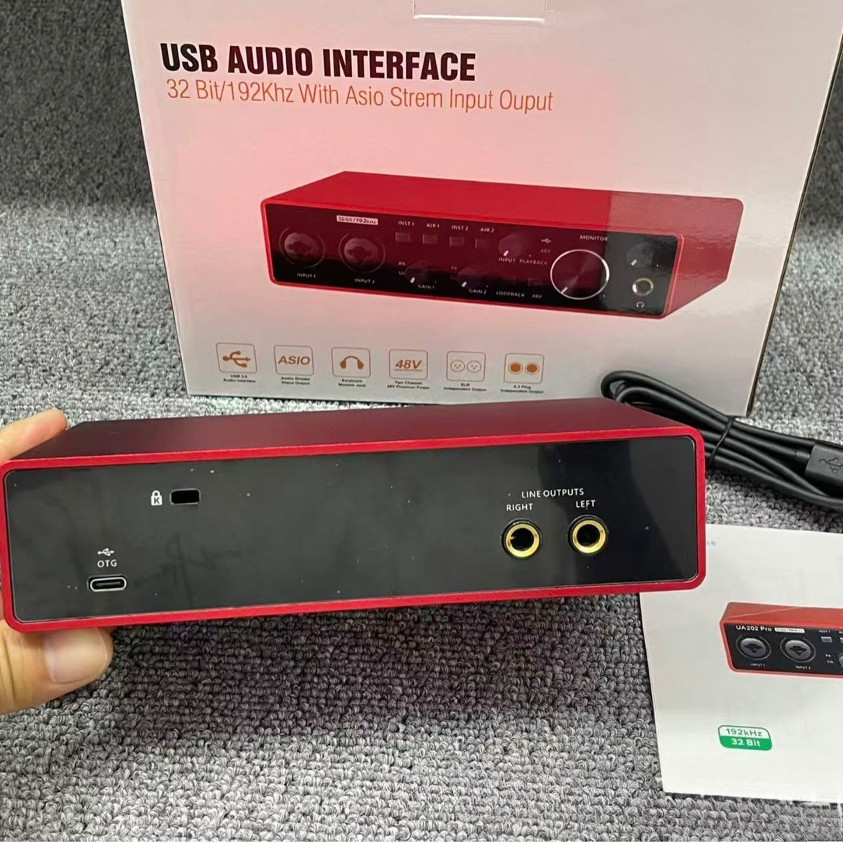 Kartu Suara Profesional UA202  - Studio Audio Interface With 48V Phantom ulasan dan harga