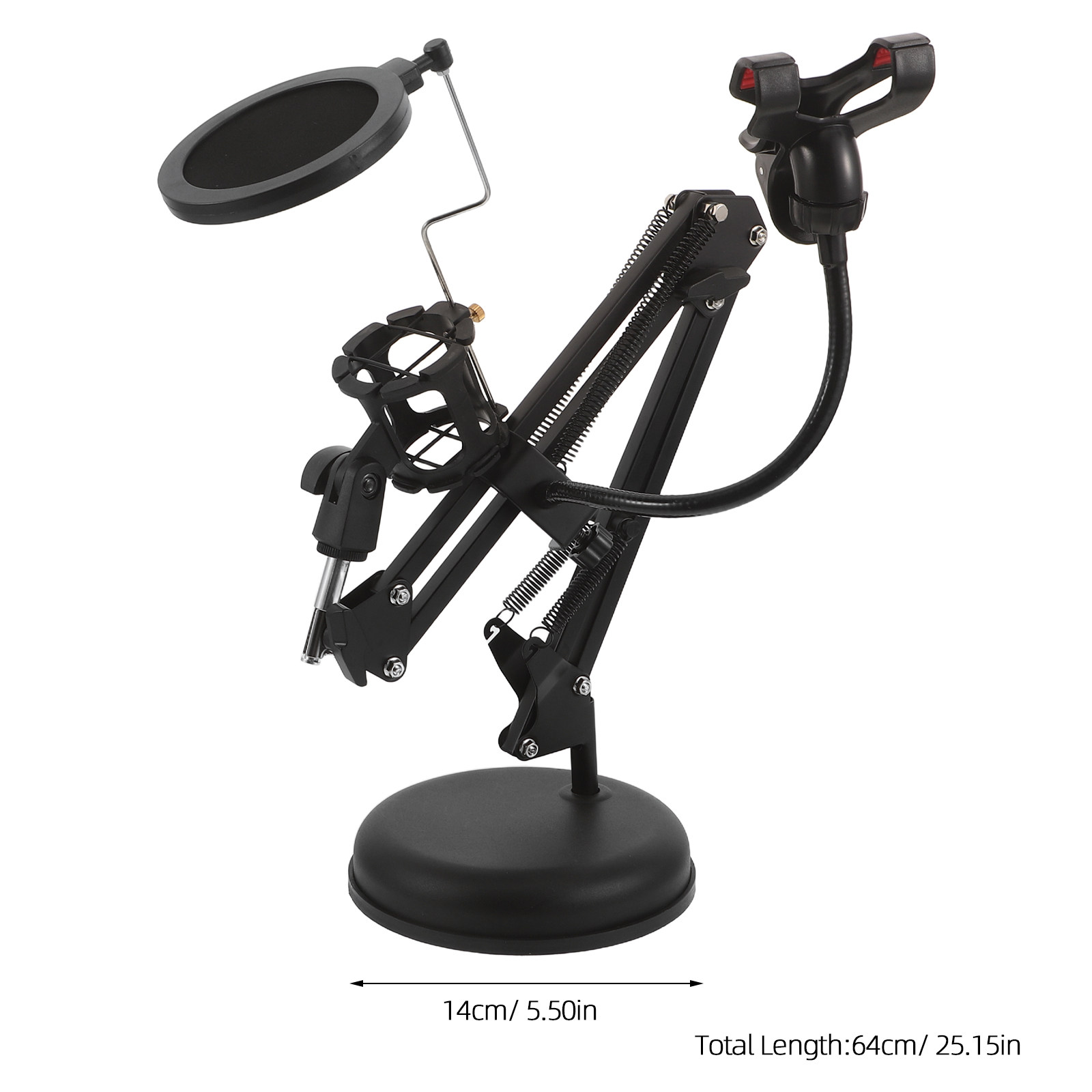 Dudukan Mikrofon yang Dapat Di - Recording Studio Broadcast Boom Arm ulasan dan harga