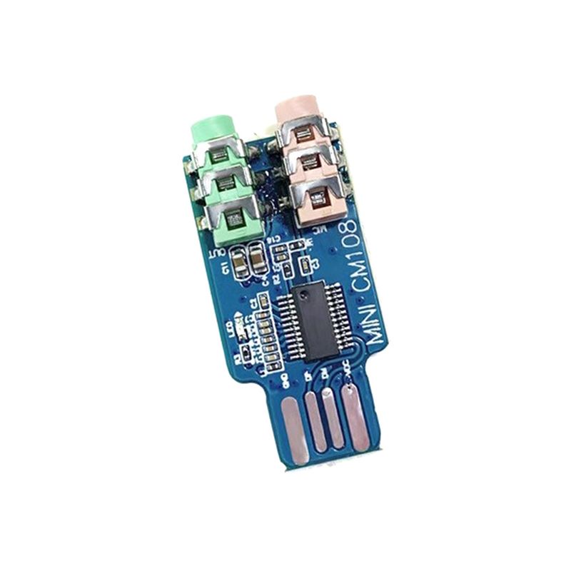 AA08-CM108 Modul Antarmuka Aud - Usb Audio Interface 2 In 2 Out 24Bit ulasan dan harga