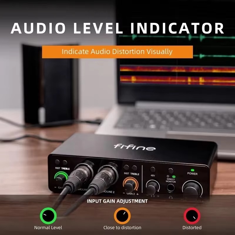 Antarmuka Audio Ampli3 Tipe C  - Usb Audio Interface 2 In 2 Out 24Bit ulasan dan harga