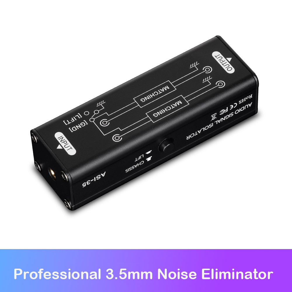 Isolator Loop Tanah Aux 3.5Mm  - Audio Ground Loop Isolator 3.5Mm Rca ulasan dan harga