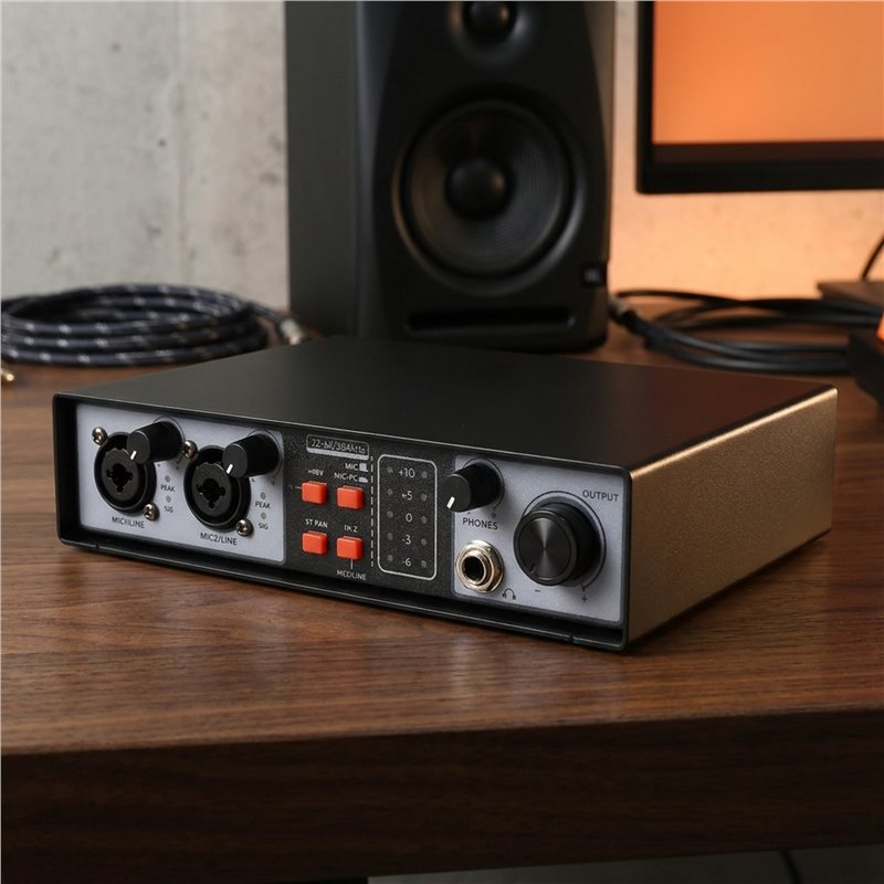SQPP-2, Antarmuka Audio USB de - Studio Audio Interface With 48V Phantom ulasan dan harga
