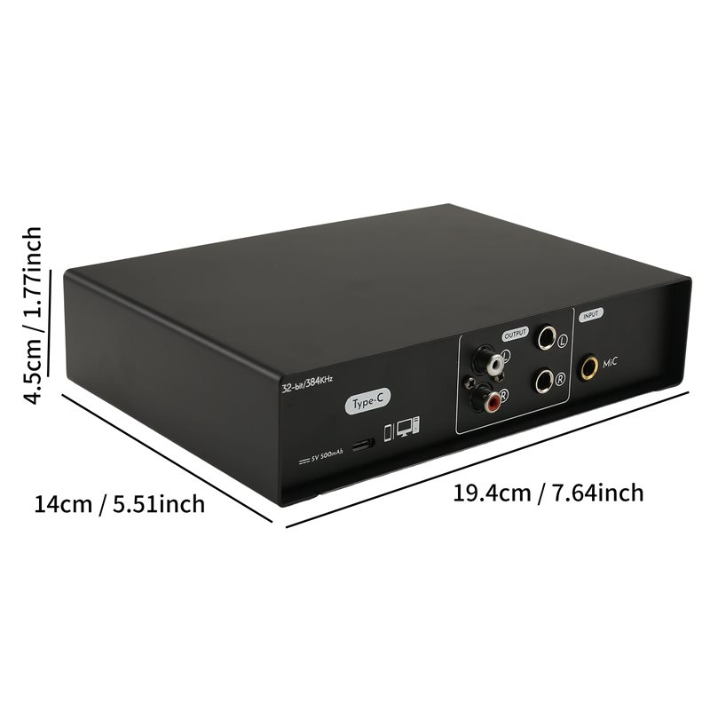 SQPP-2, Antarmuka Audio USB de - Studio Audio Interface With 48V Phantom ulasan dan harga