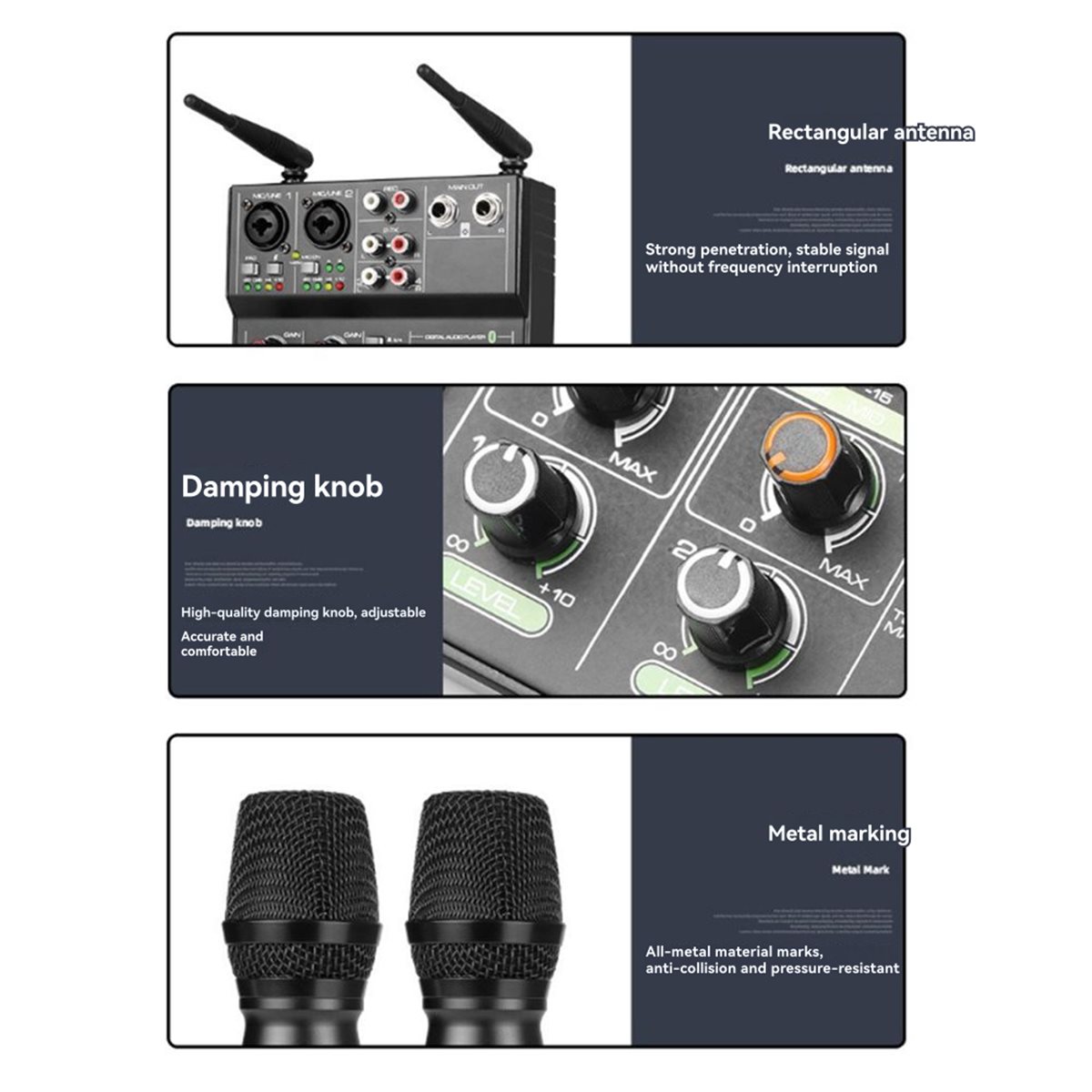 Konsol Mixer Audio 4 Saluran d - Audio Mixer 4 Channel Usb Bluetooth Pc ulasan dan harga