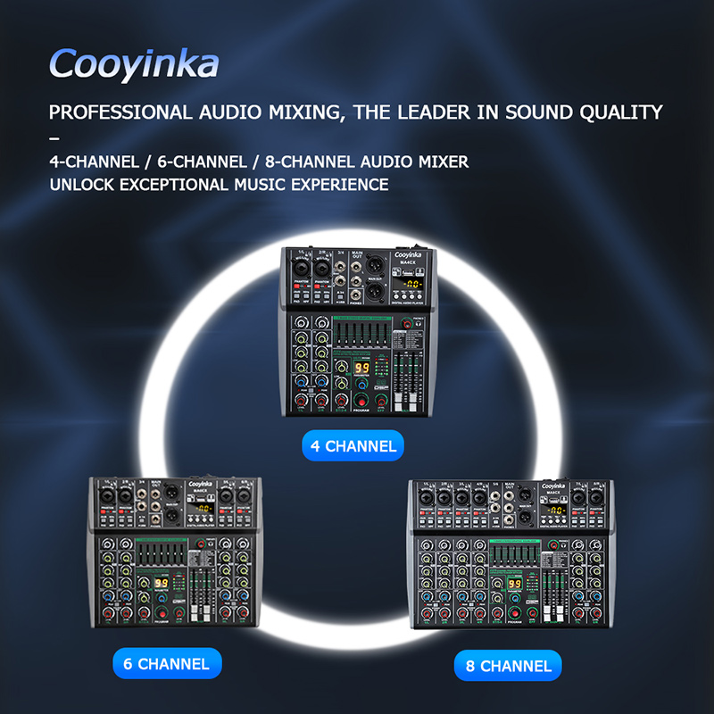 Konsol Mixing 4 Saluran 48V 99 - Audio Mixer 4 Channel Usb Bluetooth Pc ulasan dan harga