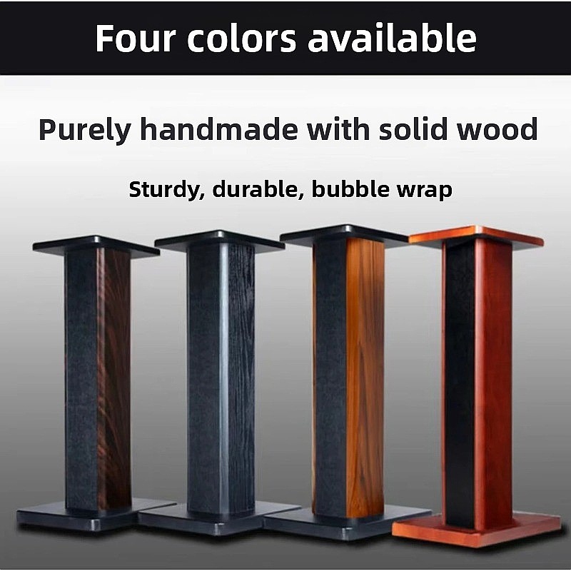 Dudukan Speaker Kayu Solid unt - Studio Monitor Speaker Stands Desktop ulasan dan harga